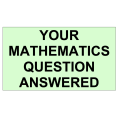 Tutoring Mathematics One Answer